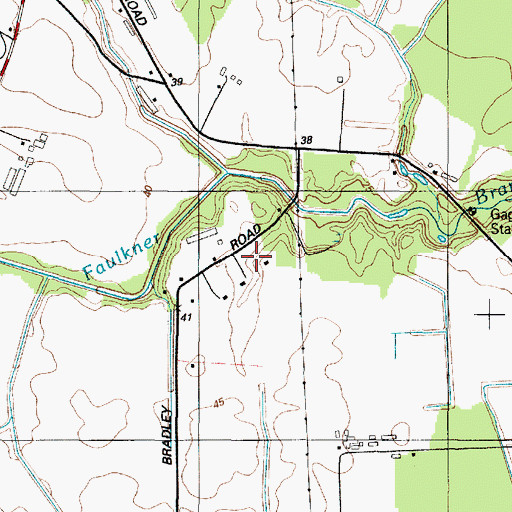 Topographic Map of Bradley Heights, MD