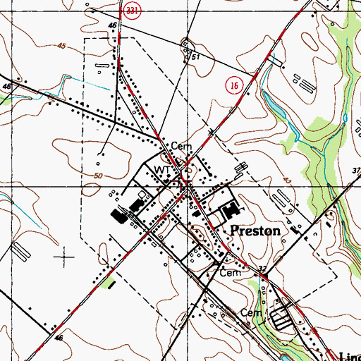 Topographic Map of Chapel of the Epiphany, MD