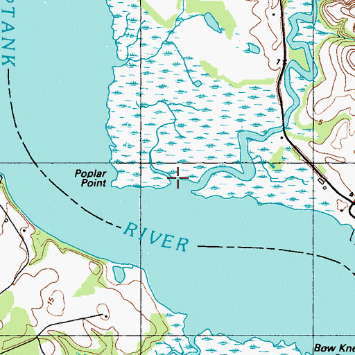 Topographic Map of Little Marsh Creek, MD