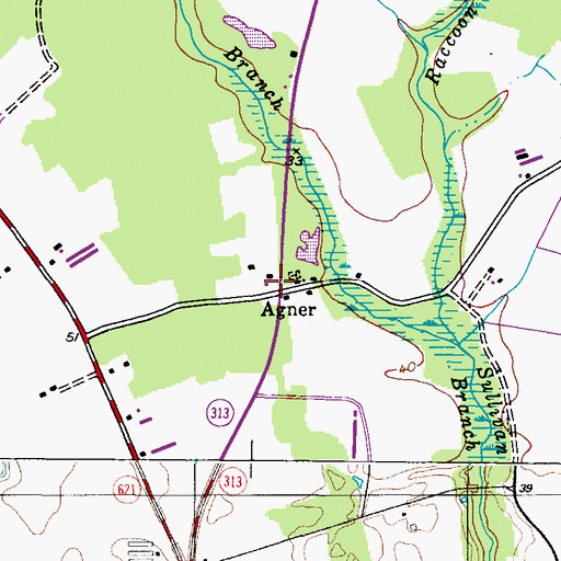 Topographic Map of School Number 2 (historical), MD
