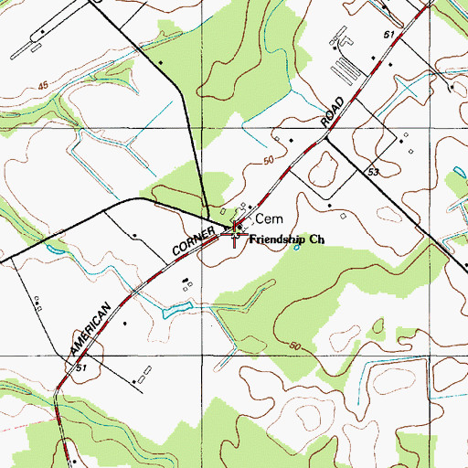 Topographic Map of School Number 4 (historical), MD