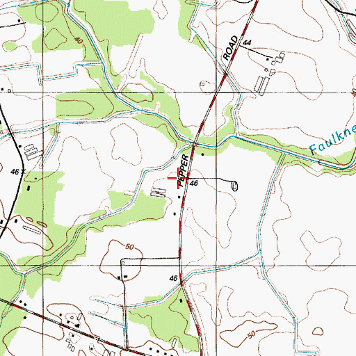 Topographic Map of School Number 5 (historical), MD