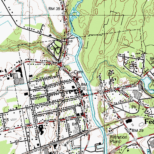 Topographic Map of Union United Methodist Church, MD