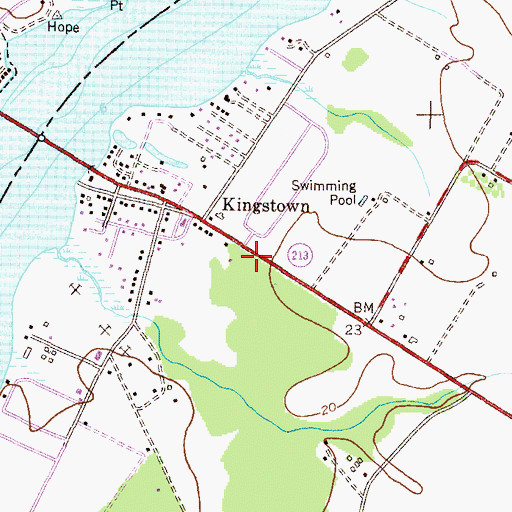Topographic Map of Church of the Nazarene, MD