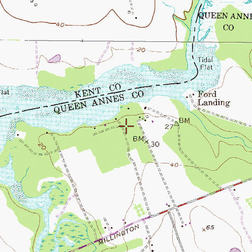 Topographic Map of Dogwood Lodge, MD