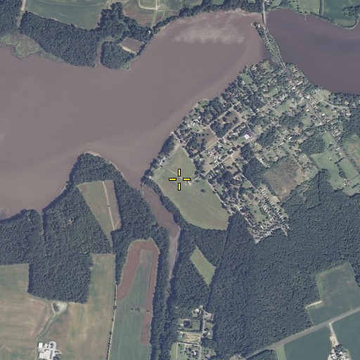 Aerial/Satellite Image of Piney Shores, MD