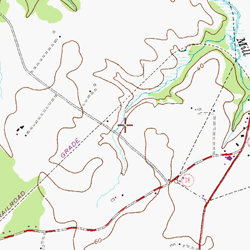 Topographic Map of Queen Anne's County, MD