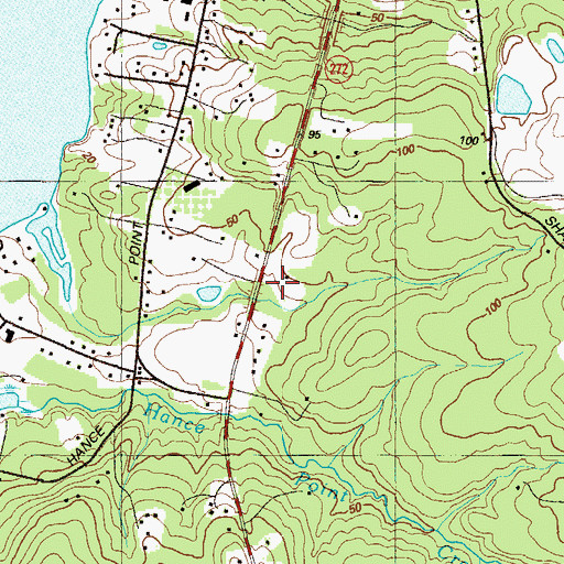 Topographic Map of Cecil County, MD