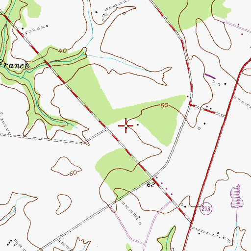 Topographic Map of Bethel African Methodist Episcopal Church, MD