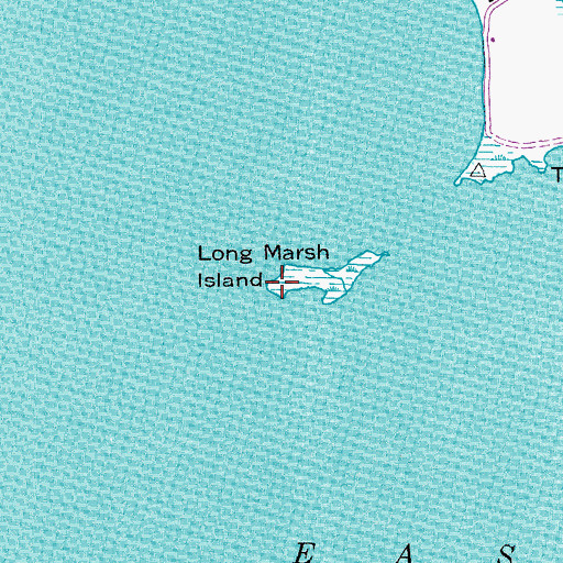Topographic Map of Bodkins Point, MD