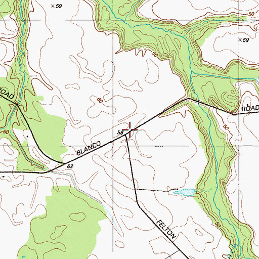 Topographic Map of Felton School (historical), MD