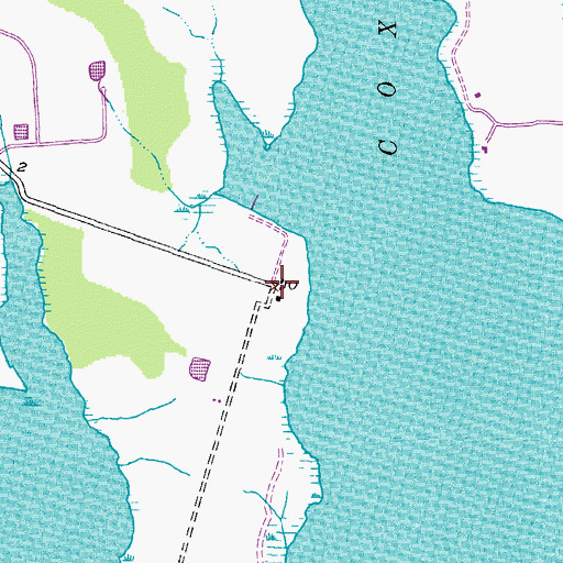 Topographic Map of Jones Hole, MD