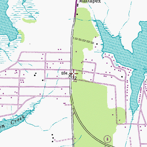 Topographic Map of Kent Island Estates, MD