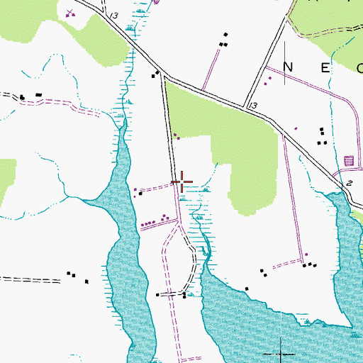 Topographic Map of Kentwood, MD
