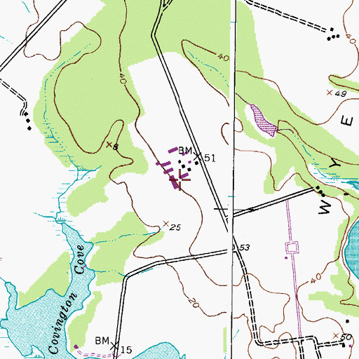 Topographic Map of Aspen Institute, MD
