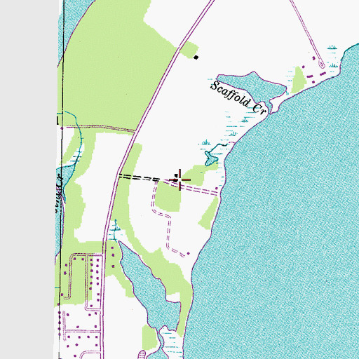 Topographic Map of Baie Holm, MD