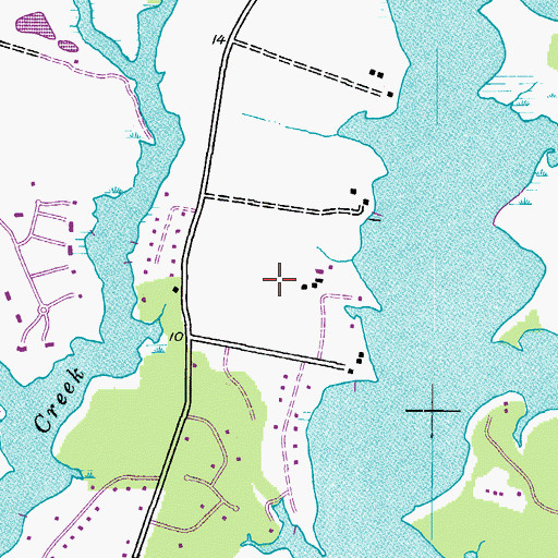 Topographic Map of Blair Woods, MD
