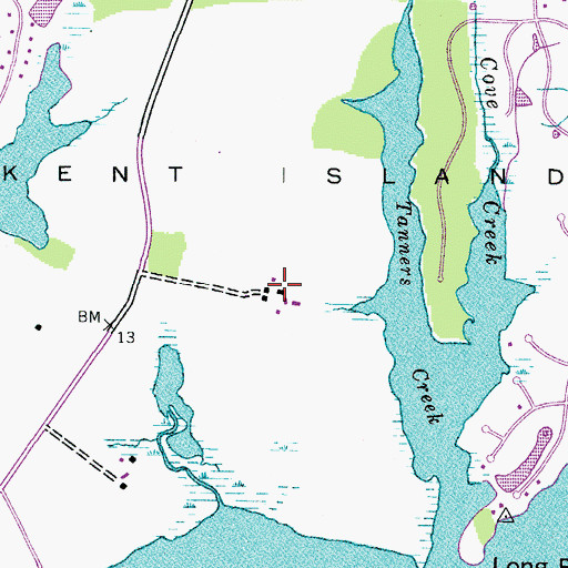 Topographic Map of Brightwood, MD