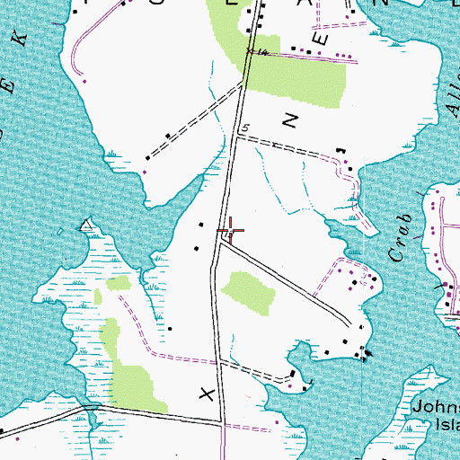Topographic Map of Calverton, MD