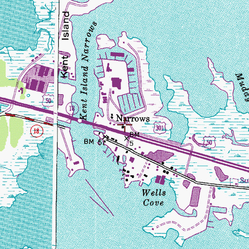 Topographic Map of Community Church, MD