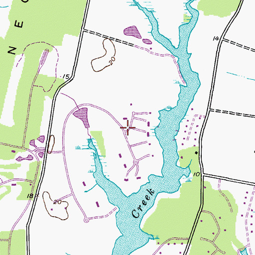 Topographic Map of East Prospect Plantation, MD