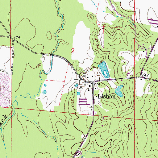 Topographic Map of Darden Mill (historical), AR