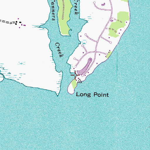 Topographic Map of Hidden Creek, MD