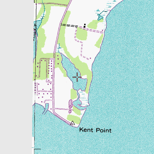 Topographic Map of Holligans Snooze Inlet, MD