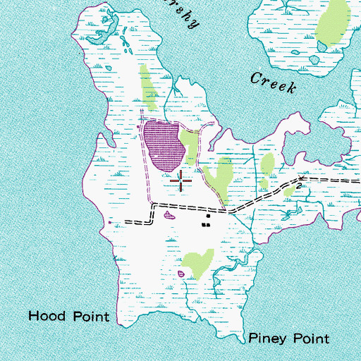 Topographic Map of Horsehead Farm Wildlife Sanctuary, MD