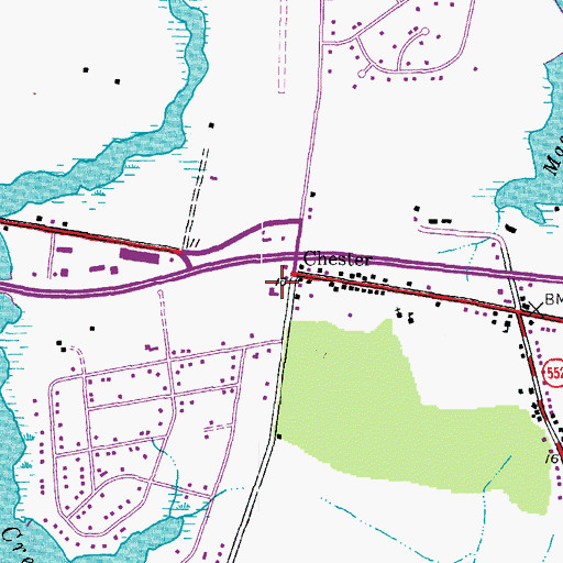 Topographic Map of Kent Island United Methodist Church, MD