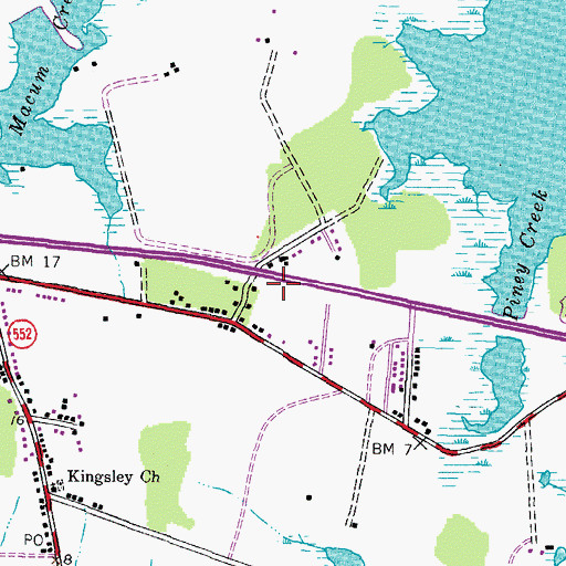 Topographic Map of Red Apple Plaza Shopping Center, MD