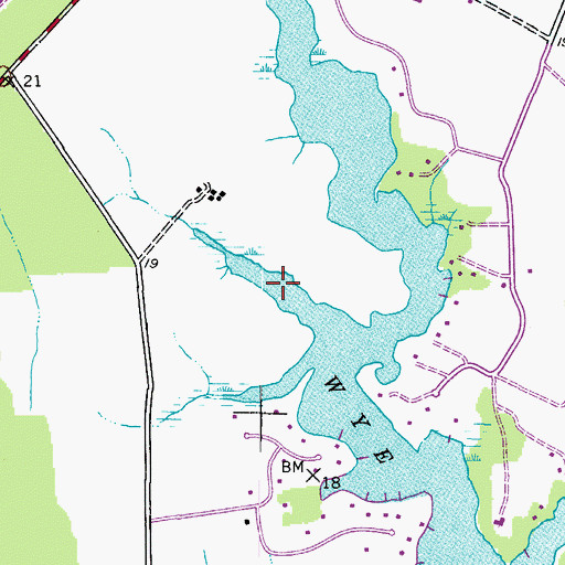 Topographic Map of Sadlers Cove, MD