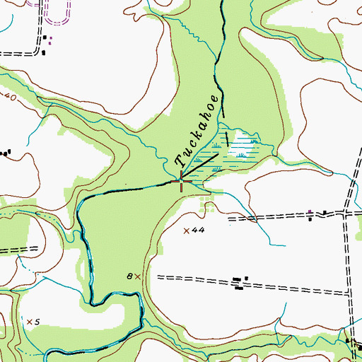 Topographic Map of Scotts Branch, MD