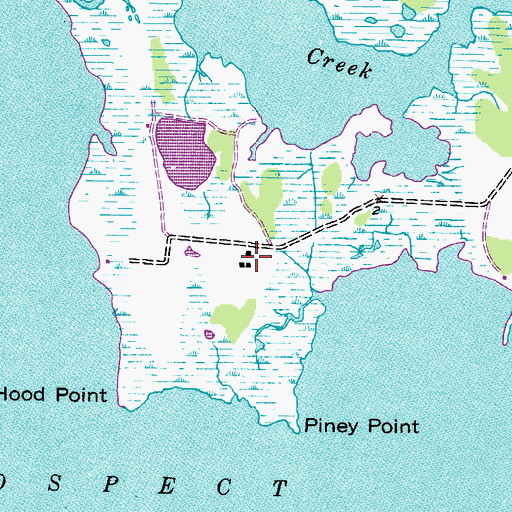 Topographic Map of Wildfowl Discovery Center, MD