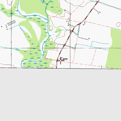 Topographic Map of Blackwater School (historical), MD