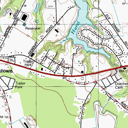 Topographic Map of The Church of Jesus Christ of Latter Day Saints, MD