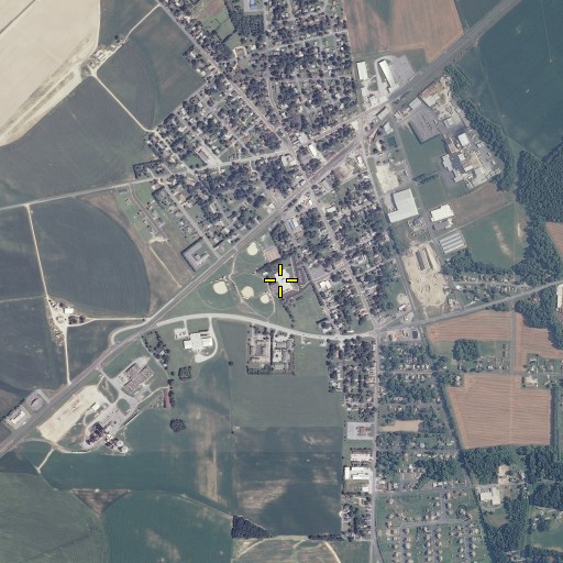 Aerial/Satellite Image of Hurlock Elementary School, MD