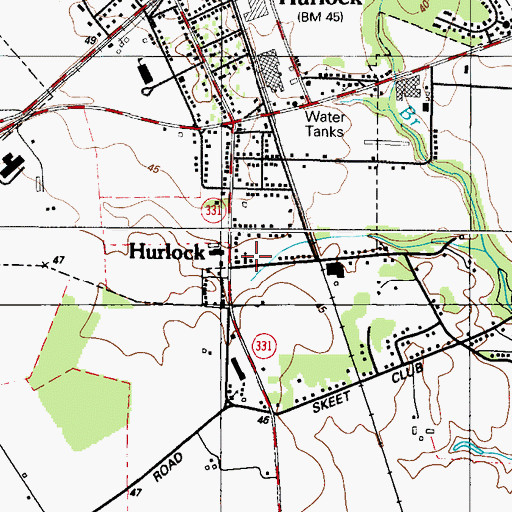 Topographic Map of National Church of God, MD