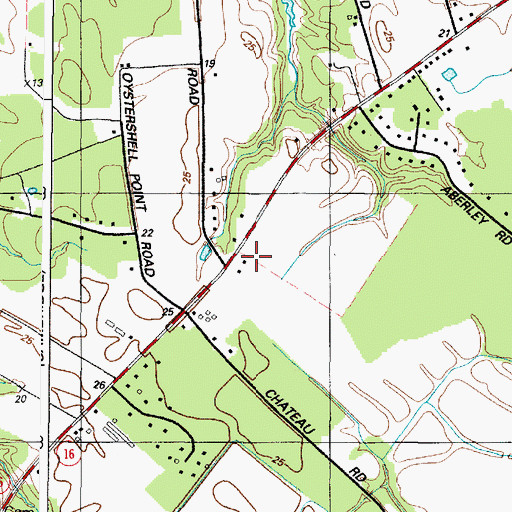 Topographic Map of Shufelt, MD