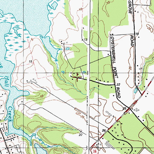 Topographic Map of Victoria, MD