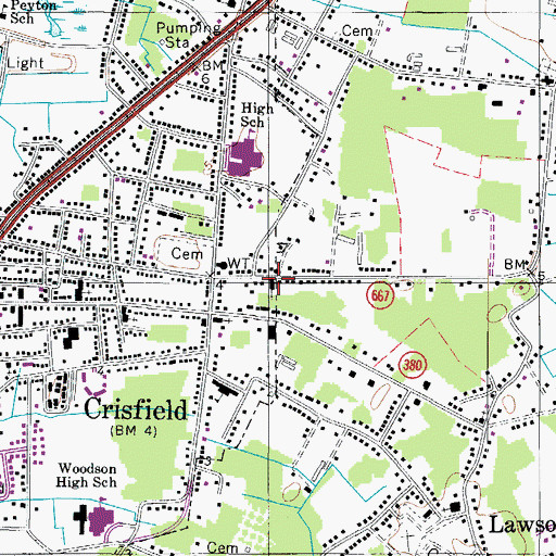 Topographic Map of Holiness Christian Church, MD