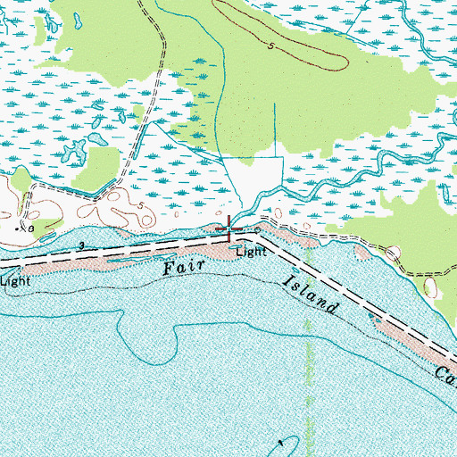 Topographic Map of Makitts Creek, MD