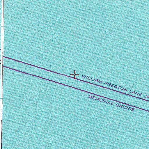 Topographic Map of William Preston Lane Junior Memorial Bridge, MD