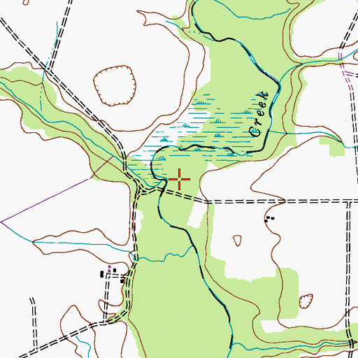 Topographic Map of Blockston Branch, MD