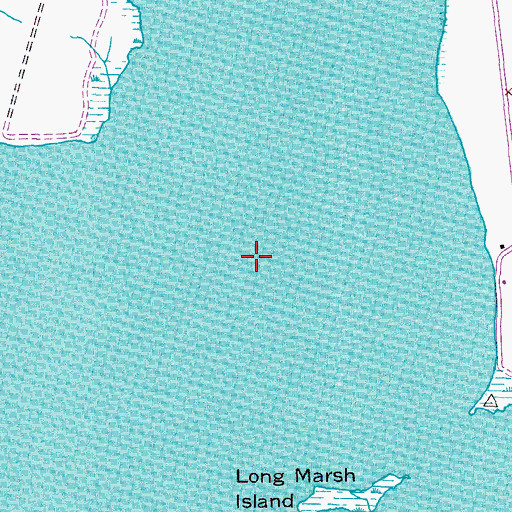Topographic Map of Cox Creek, MD