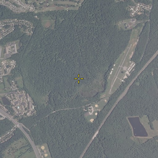 Aerial/Satellite Image of Crow Branch, MD