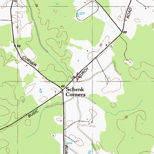 Topographic Map of Epworth Church, MD