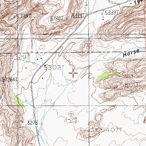 Topographic Map of Horse Pasture Canyon, AZ