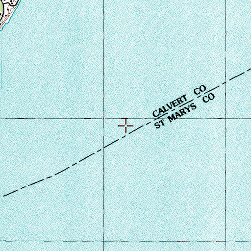 Topographic Map of Patuxent River, MD