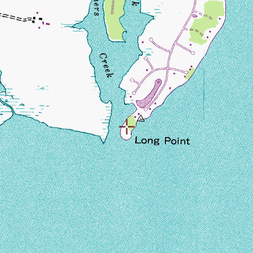 Topographic Map of Tanners Creek, MD